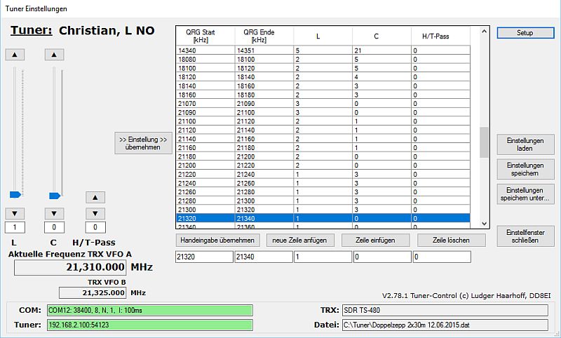 Tuner Software